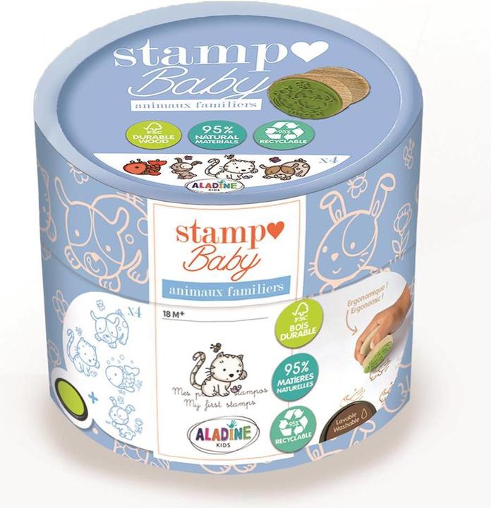 Actual product image Aladine Baby stamp Pets ECO