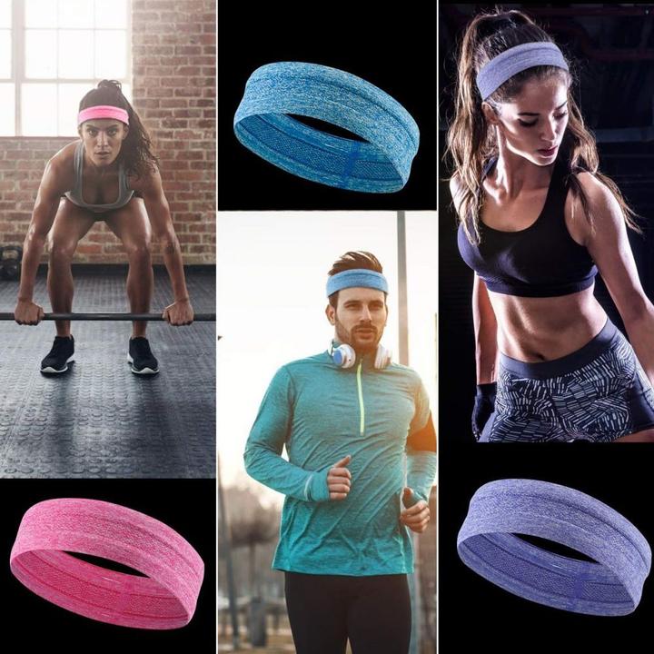 Produktbild Hurtel Elastic fabric headband for running fitness blue