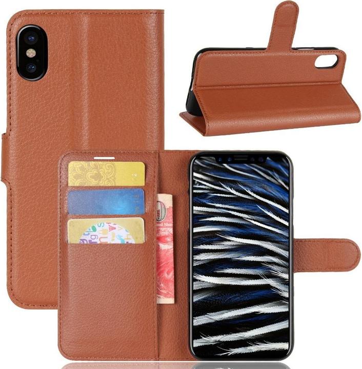 Produktbild Cover-Discount Leder Etui Kartenfächer (Apple iPhone X, Apple iPhone XS)