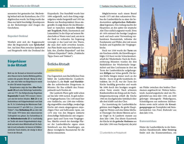 Produktbild Reiseführer Münsterland (Deutsch, Hans Otzen, Barbara Otzen, 2021)