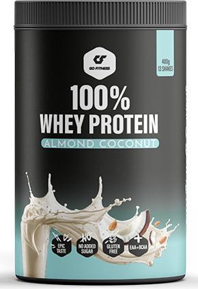 Produktbild Go Fitness 100% Whey Protein Almond Coconut (400g) (Kokos, 1 Stk., 400 g)