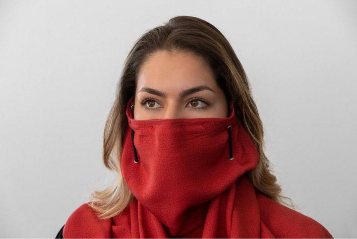 Image du produit eja Travel Schal Foulard de voyage avec protège-dents (Cadenas + étiquette pour bagage)