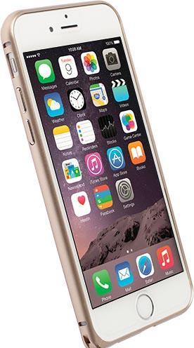 Actual product image 4G Systems Krusell Alu Bumper Sala for Apple iPhone 6 Plus, Gold (Apple iPhone 6 Plus)