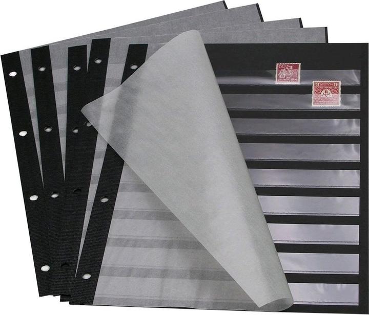 Safe Einsteckblätter schwarz im 5er Pack