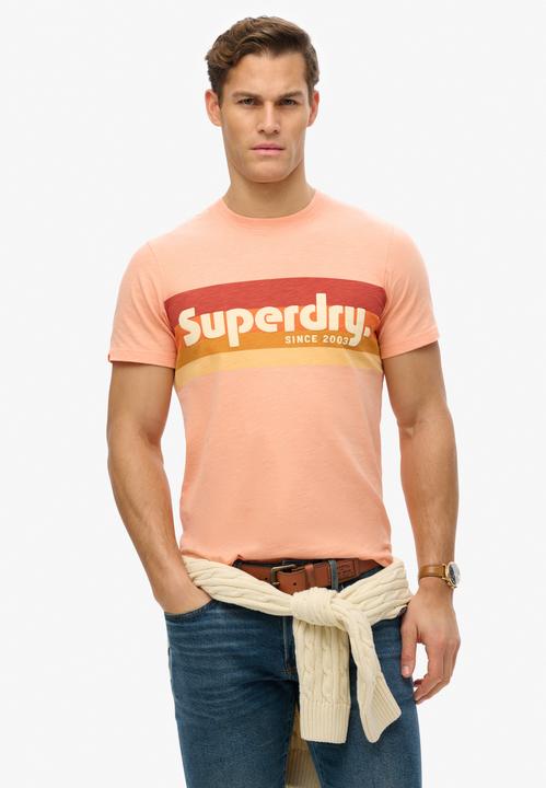 Produktbild Superdry Lässiges Terrain T-Shirt mit Streifen und Logo (M)