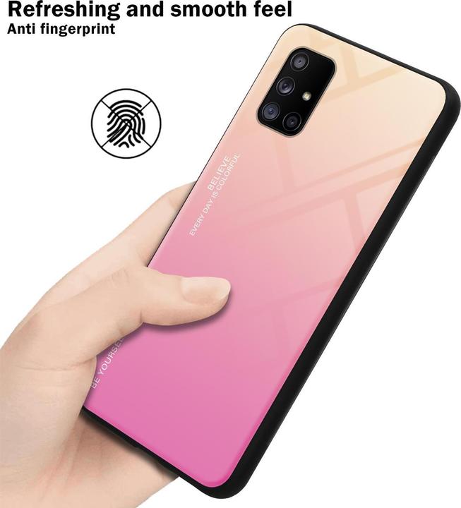 Produktbild Cadorabo TPU 2 Farben Glas Cover (Samsung Galaxy A71 5G)