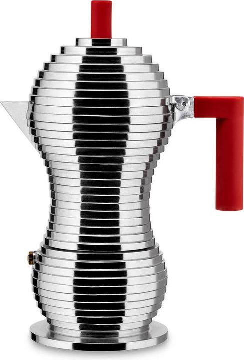 Actual product image Alessi Pulcina espresso machine suitable for induction (6 T.)