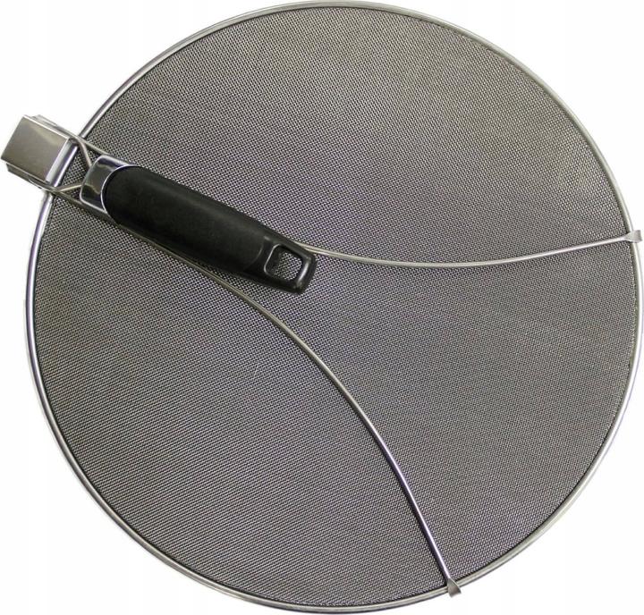 Actual product image Maximex Splash guard with activated charcoal filter against grease splashes and odours, folding handle (29 cm, Metal)