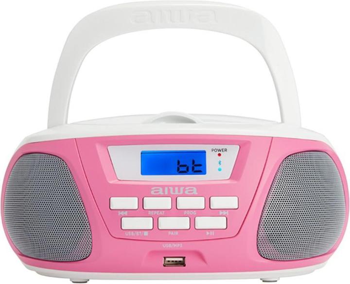 Produktbild Aiwa BBTU-300PK Tragbares Stereosystem Analog & Digital 5 W Pink (AM, MW, FM, Bluetooth)