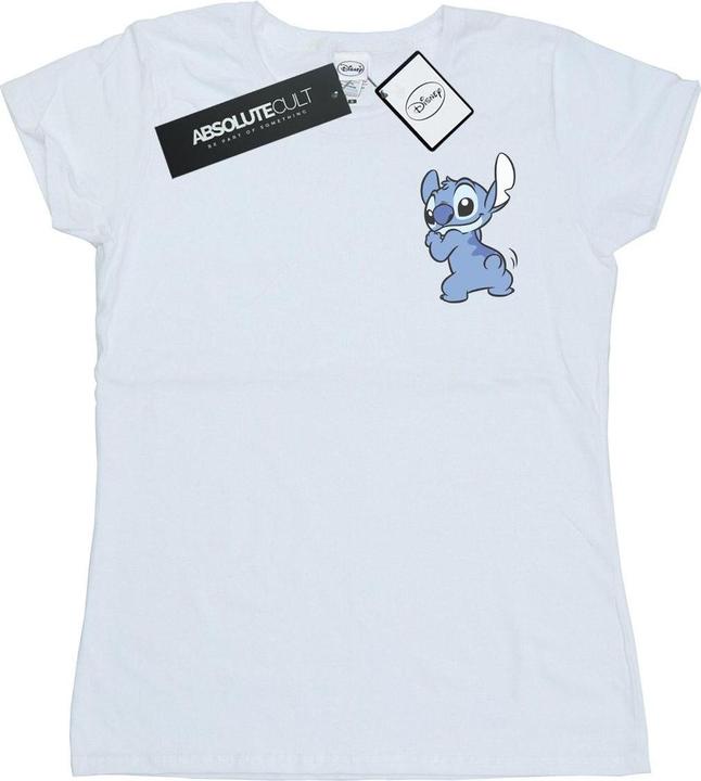 Disney Lilo And Stitch Stitch Backside Breast Print TShirt (L)