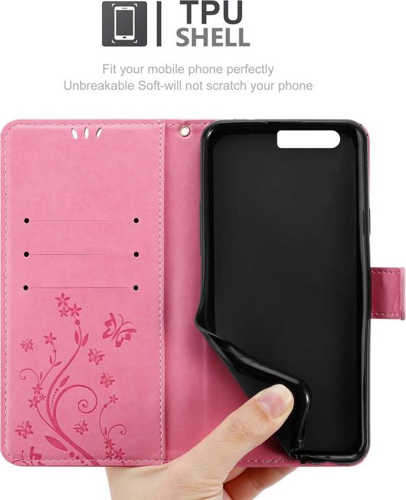 Productafbeelding Cadorabo Bloemen Boekomslag (Huawei P10 Plus)