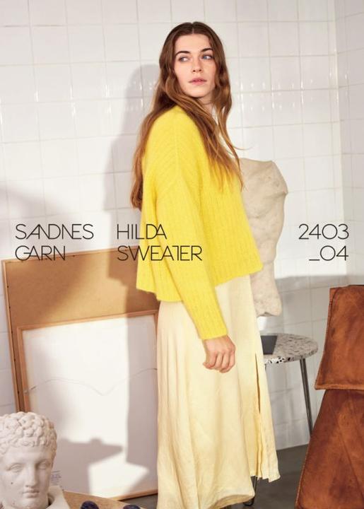 Actual product image Sandnes Garn Instruction booklet 2403 DIY single instruction 2403 No. 4 - Hilda jumper - English