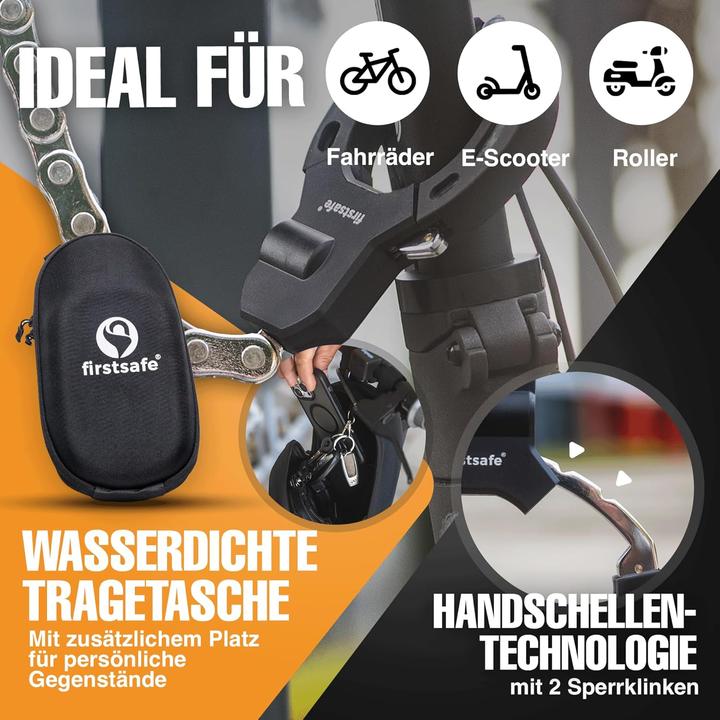 Image du produit Firstsafe E-Scooter Handschellenschloss
