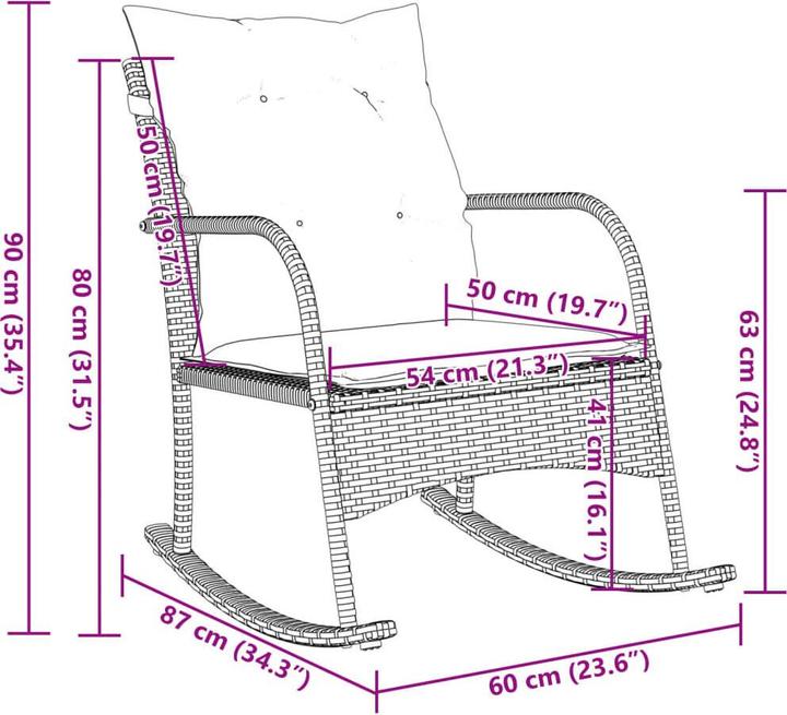 Productafbeelding VidaXL 10-delige tuin loungeset met kussens