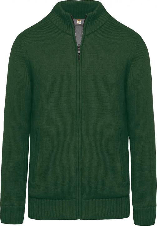 Produktbild Kariban Fleece-gefütterte Strickjacke (4XL)