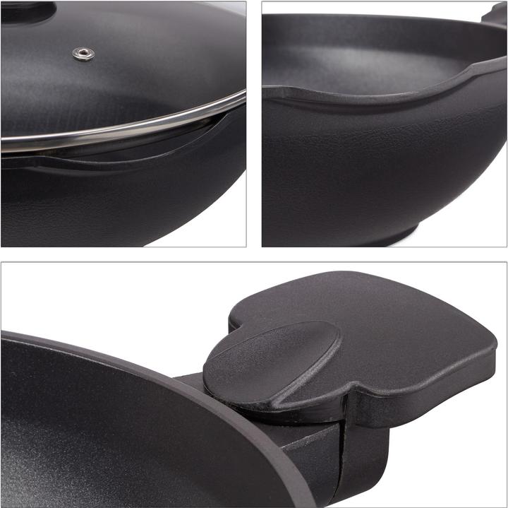 Immagine prodotto Relaxdays Padella wok (30 cm, Wok, Alluminio)