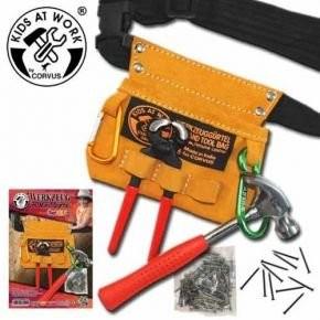 Actual product image Corvus Toys Kids at Work tool belt with accessories