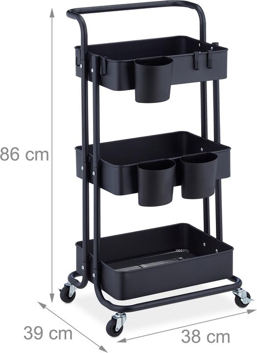 Actual product image Relaxdays Trolley