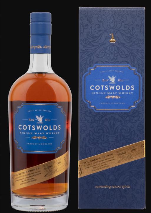 Actual product image Cotswold Single Malt Founder's Choice Cask Strength (Single Malt, Scotch whisky)