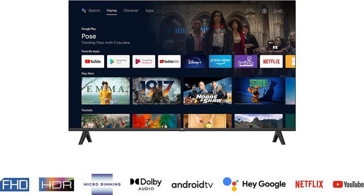 Produktbild TCL 40S5400A (40", LED, Full HD, 2023)