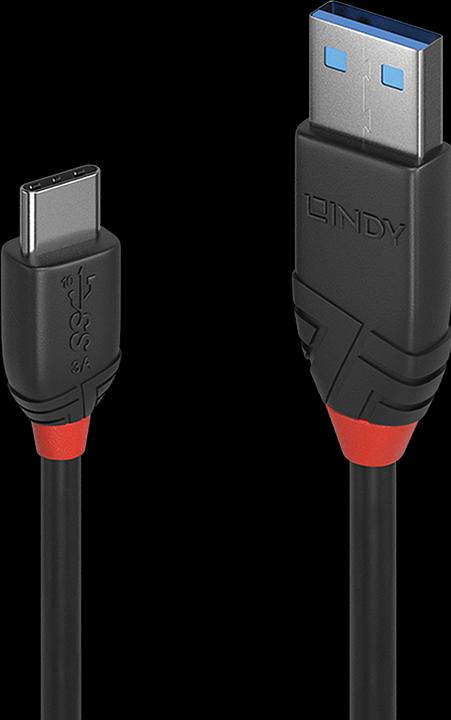 Productafbeelding Lindy Zwarte lijn (1 m, USB 3.1)