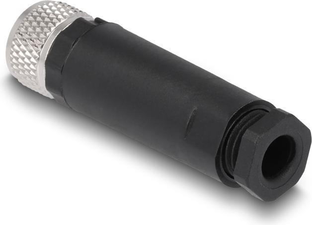 Produktbild Delock M8 Steckverbinder A-kodiert 4 Pin Buchse zur Montage