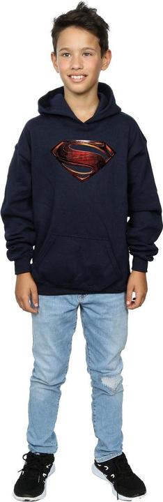 Image du produit - Sweat à capuche JUSTICE LEAGUE MOVIE SUPERMAN EMBLEM - Garçon (128)