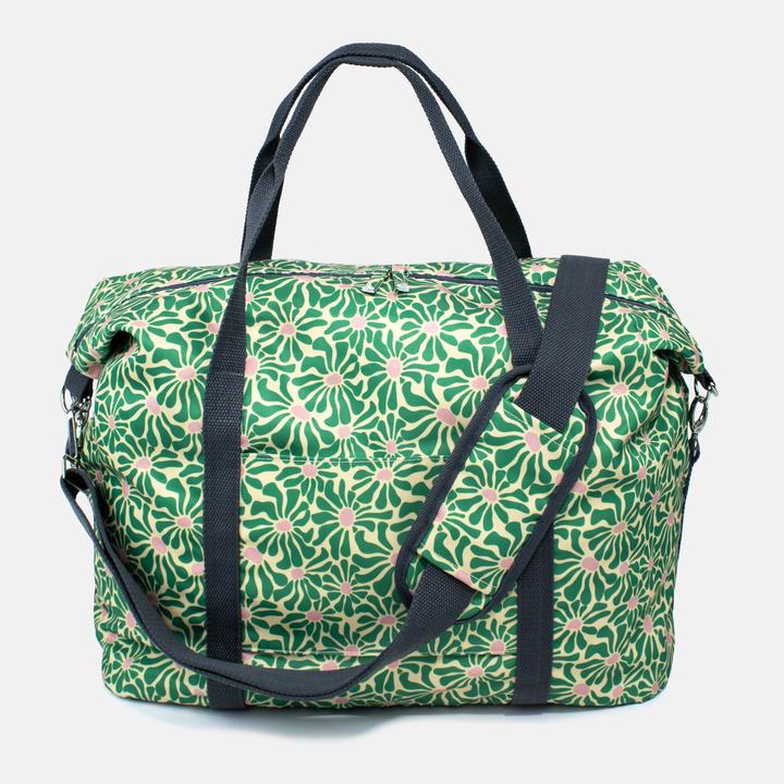 Produktbild Kind Bag Weekender Abstract Flowers - Green+Pink (560 l)