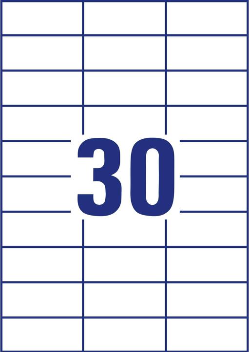 Actual product image Avery Universal labels