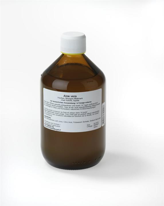 Immagine prodotto Phytomed Succo di aloe vera dalla polpa di foglie fresche per uso esterno liq (Lozione corpo, 1000 ml)