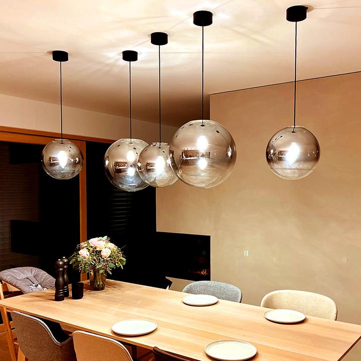 Image du produit s.luce Progress Lampe suspendue Verre avec dégradé de couleurs (E27)