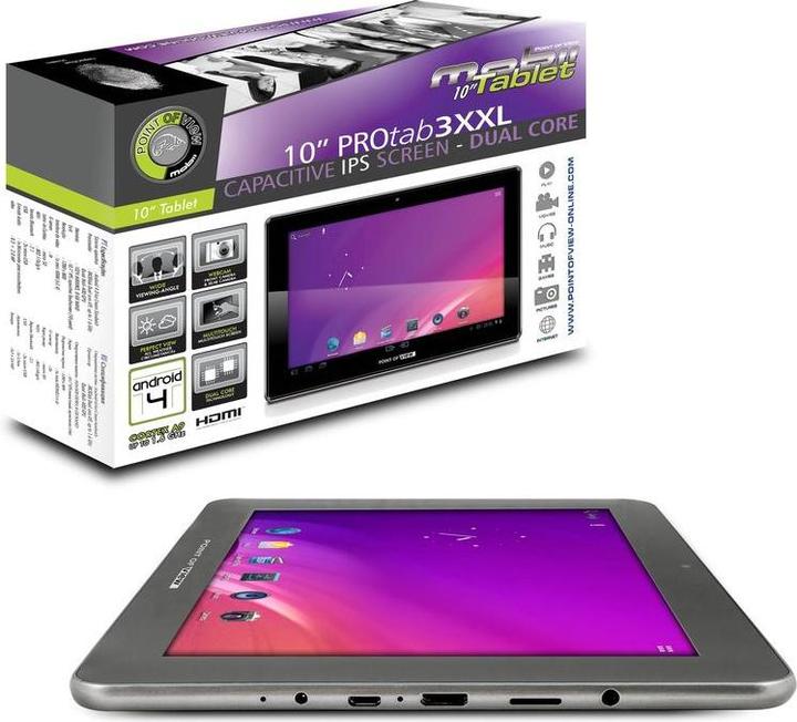 Immagine prodotto Point of View 3 XXL (4G, 10.10", 8 GB, Argento)