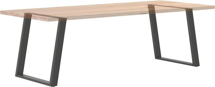Actual product image VidaXL Dining table legs U-shape 2 pcs. Anthracite 80x(72-73) cm steel