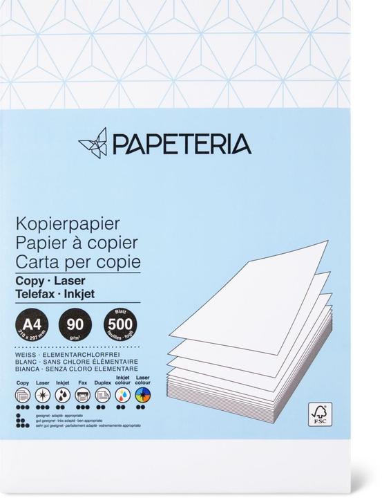 Image du produit Papeteria Papier à copier, à partir de 5 pièces (90 g/m², 500 x, A4)