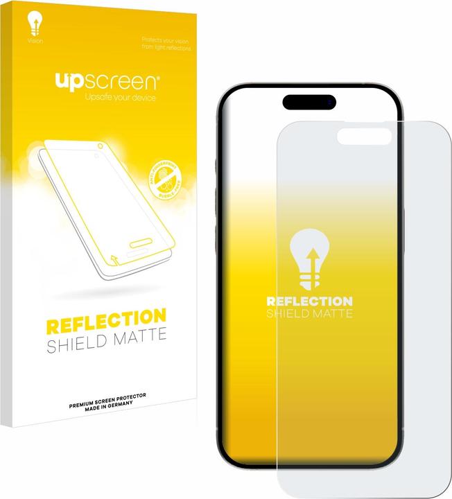 Actual product image upscreen Reflection Shield Protector Matte (1 Piece, Apple iPhone 15 Pro)