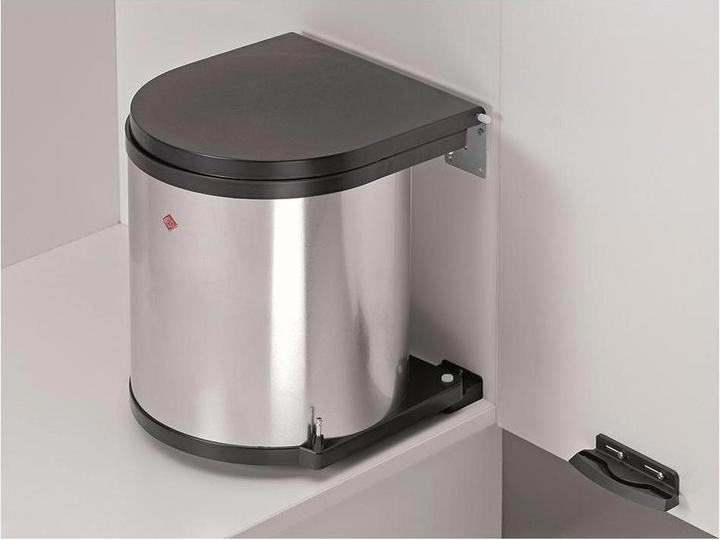 Actual product image Wesco Built-in waste garbage can 11 l 30cm stainless steel