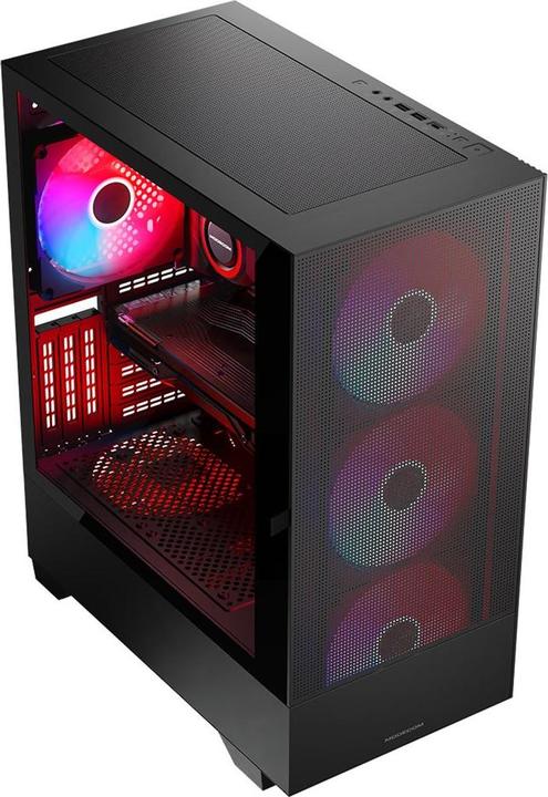 Image du produit Modecom Étui SIROCO ARGB FLOW MIDI USB 3.+TYPE-C (mATX, Mini-ITX)