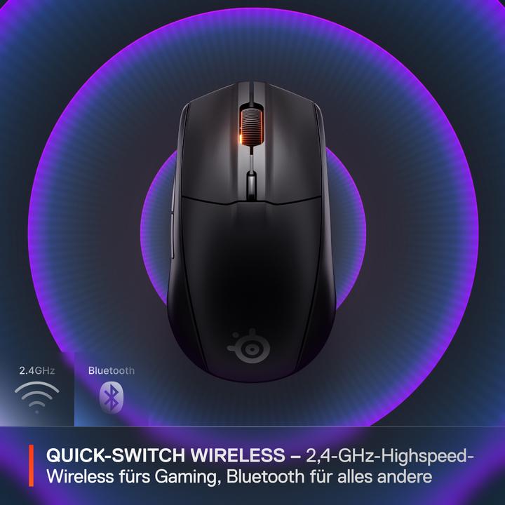 Produktbild SteelSeries Rival 3 WL Gen 2 - Black (Kabellos)