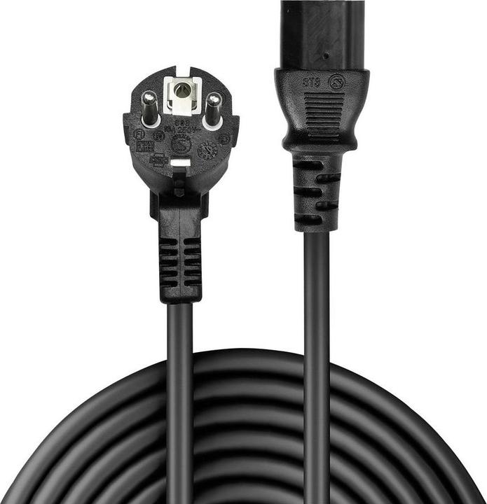 Image du produit Lindy Câble secteur IEC 5m Schuko à IEC-C13 (5 m)