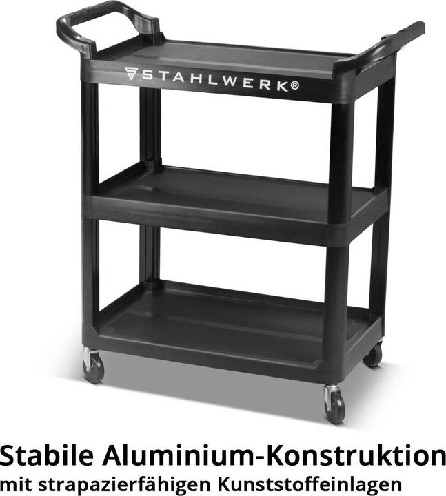 Actual product image Stahlwerk Tool trolley TC-92 ST with 100 kg load capacity Workshop trolley Rolling trolley (1 x)