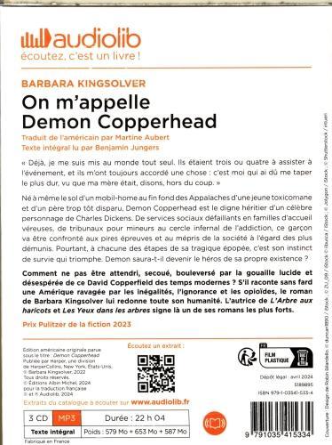Produktbild On m'appelle Demon Copperhead (Kingslover Barbara, Französisch)