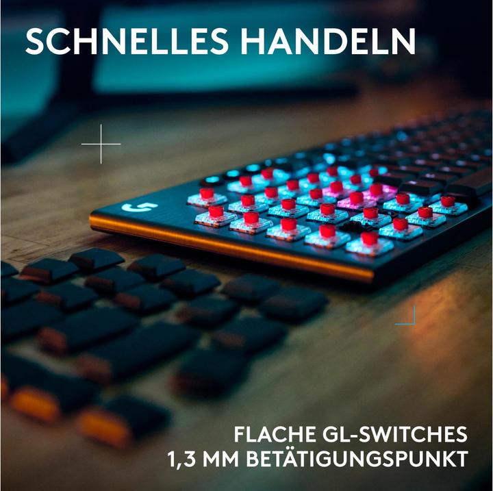 Actual product image Logitech G G915 X Lightspeed (CH, Wireless, Cable)