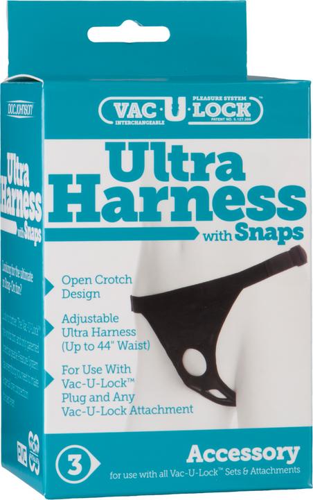 Actual product image Doc Johnson Vac-U-Lock™ - Ultra Harness with Snaps