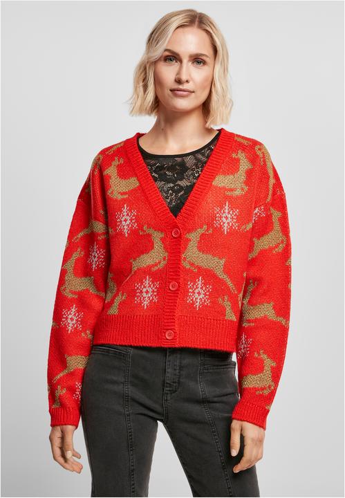 Immagine prodotto Urban Classics Cardigan corto natalizio oversize da donna (XS)