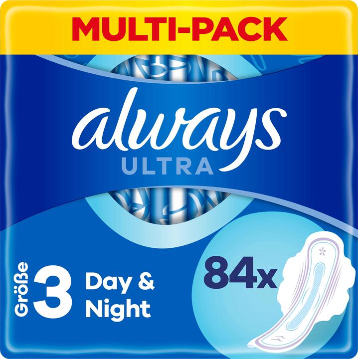 Produktbild Always Ultra Day & Night (84 x, Damenbinden)