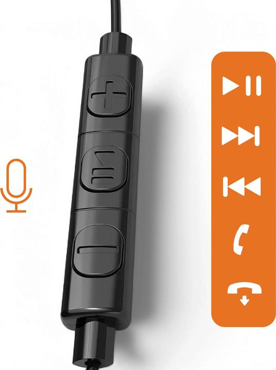 Actual product image LinQ Wired Lightning Earphones Semi-intra-auricular (Cable)