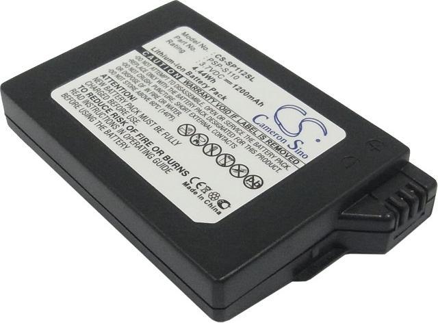 Actual product image Cameron Sino Battery for SONY PSP 2th et. al, 3.7V, 1200mAh