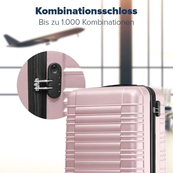 Produktbild Trvlmore 3-teiliges Kofferset (Handgepäck (bis 50l), M (50 - 90l), L (90 - 115l))