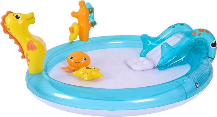 Actual product image Children's pool with slide and animals