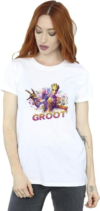 Image du produit - T-shirt GUARDIANS OF THE GALAXY ABSTRACT GROOT - Femme (S)